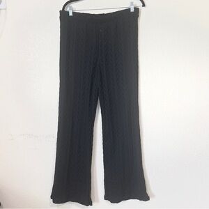 Self esteem XL size black crochet Beach pants